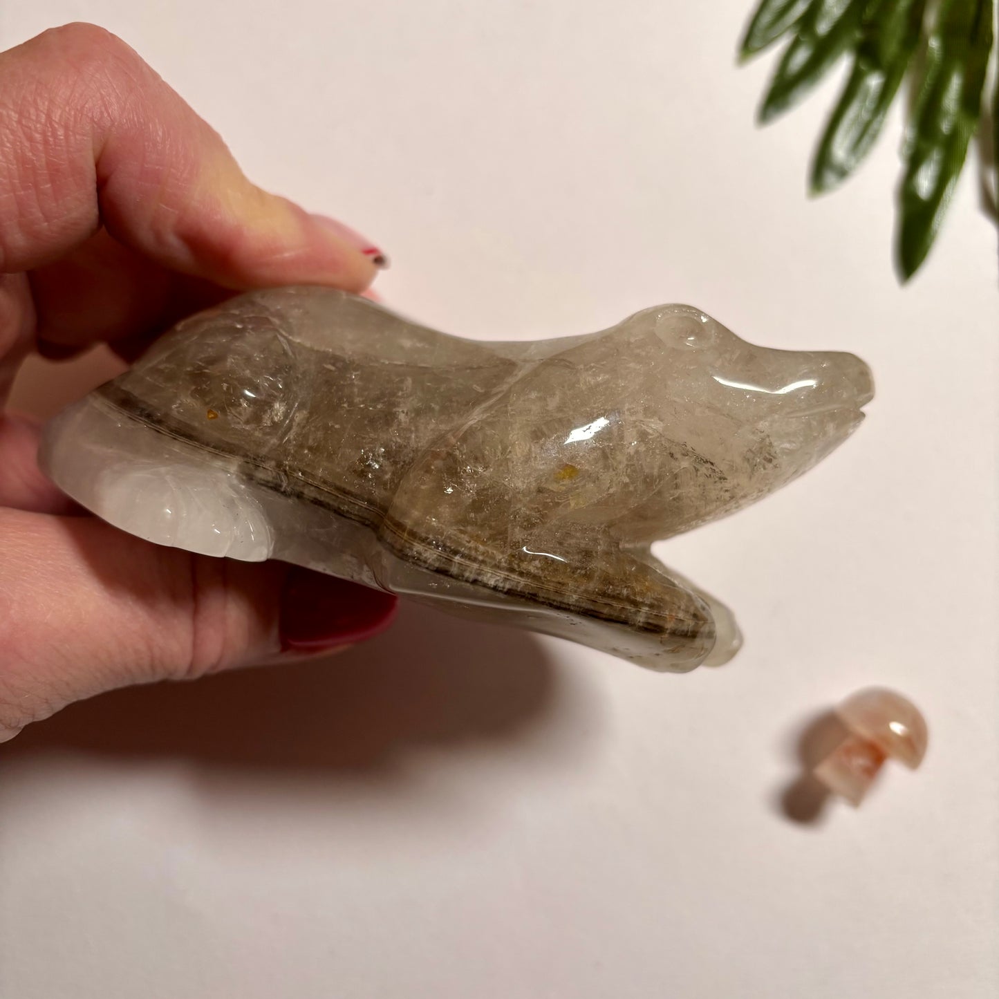 Lodolite - Garden Quartz Frog