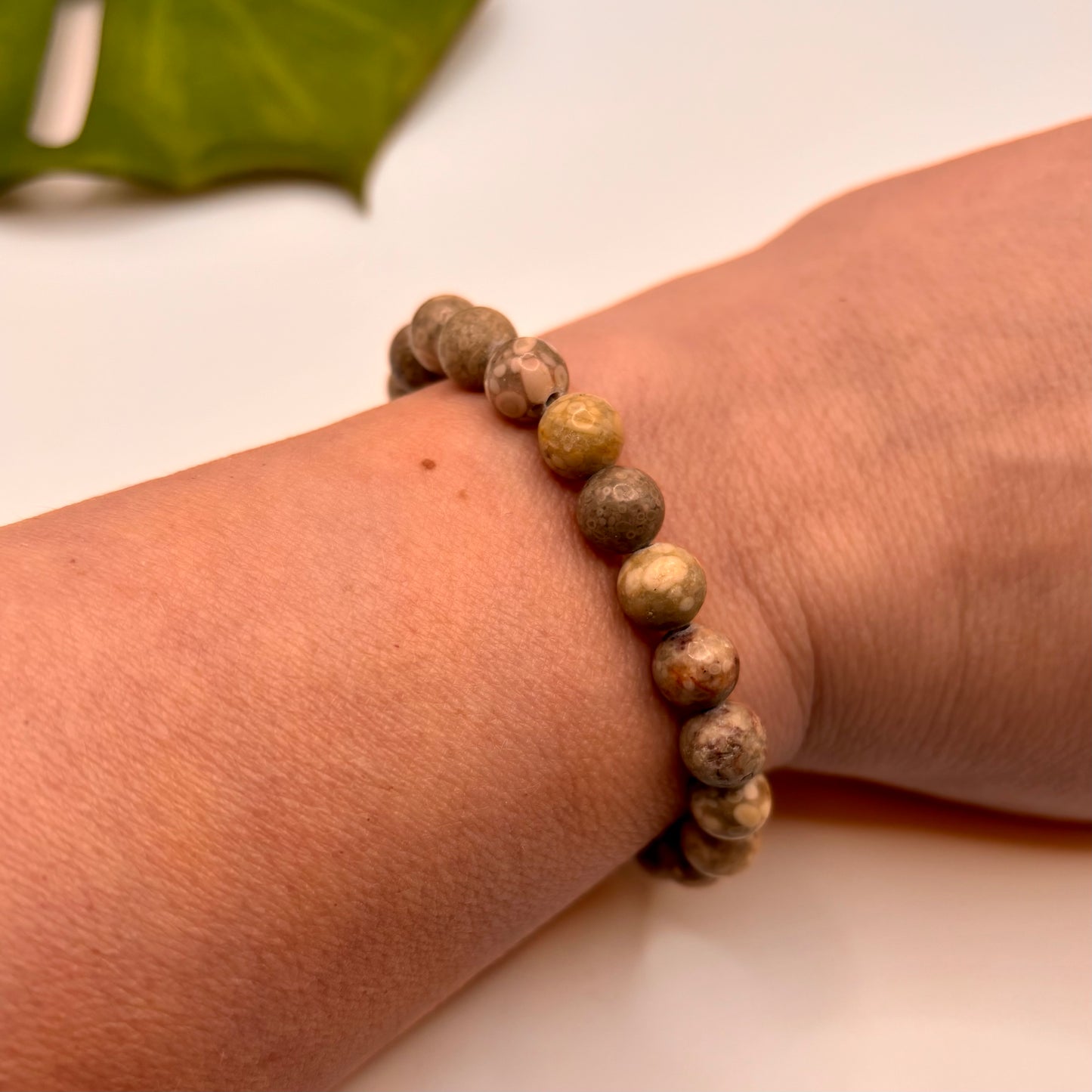 Maifanite Stone Bracelet (Medium Beads)