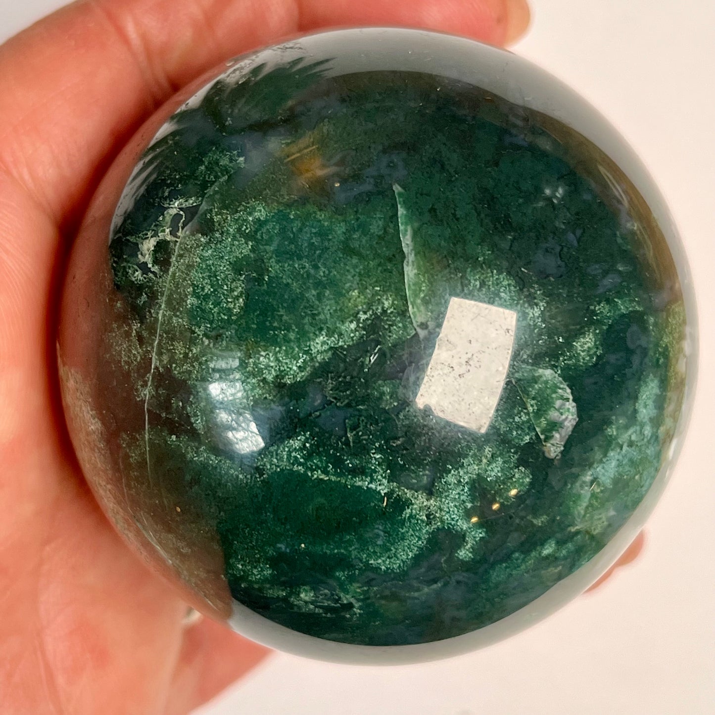 Moss Agate Sphere #1