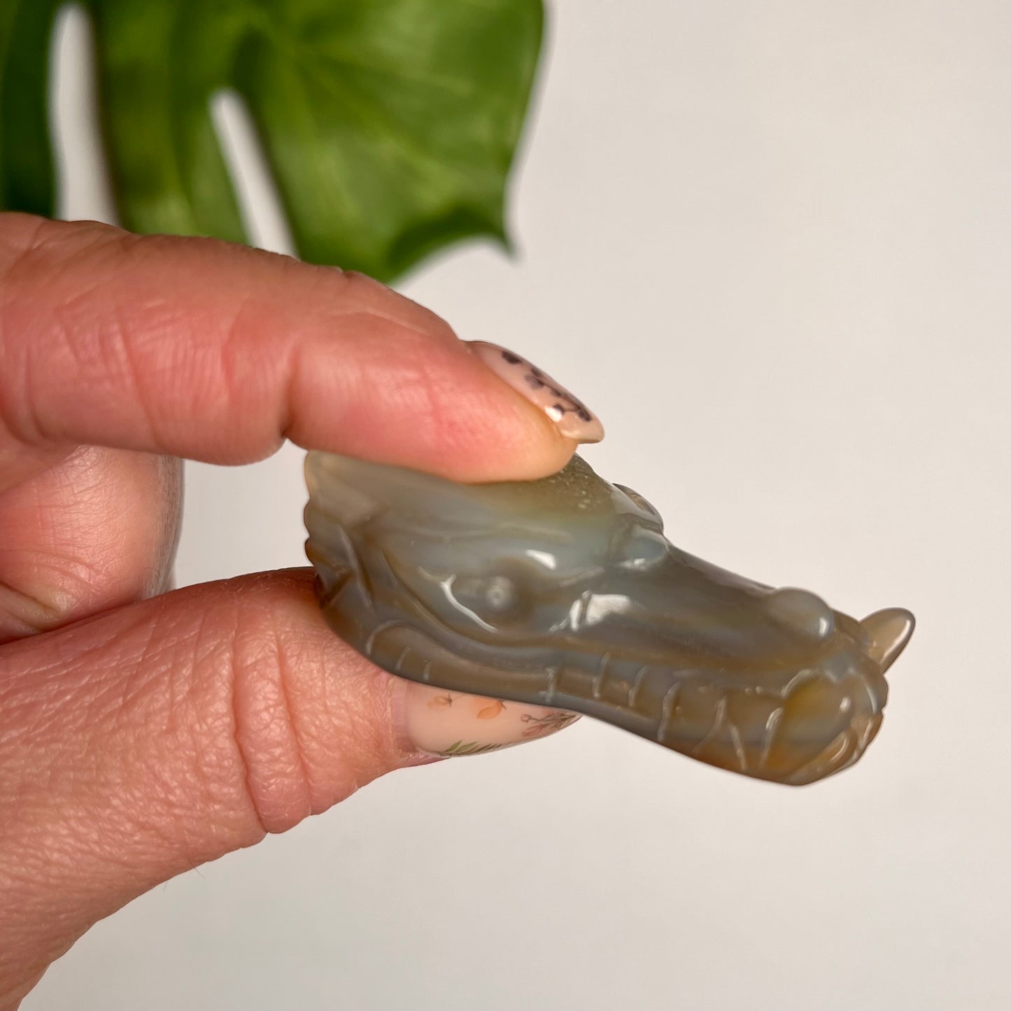 Agate Dragon Head #2