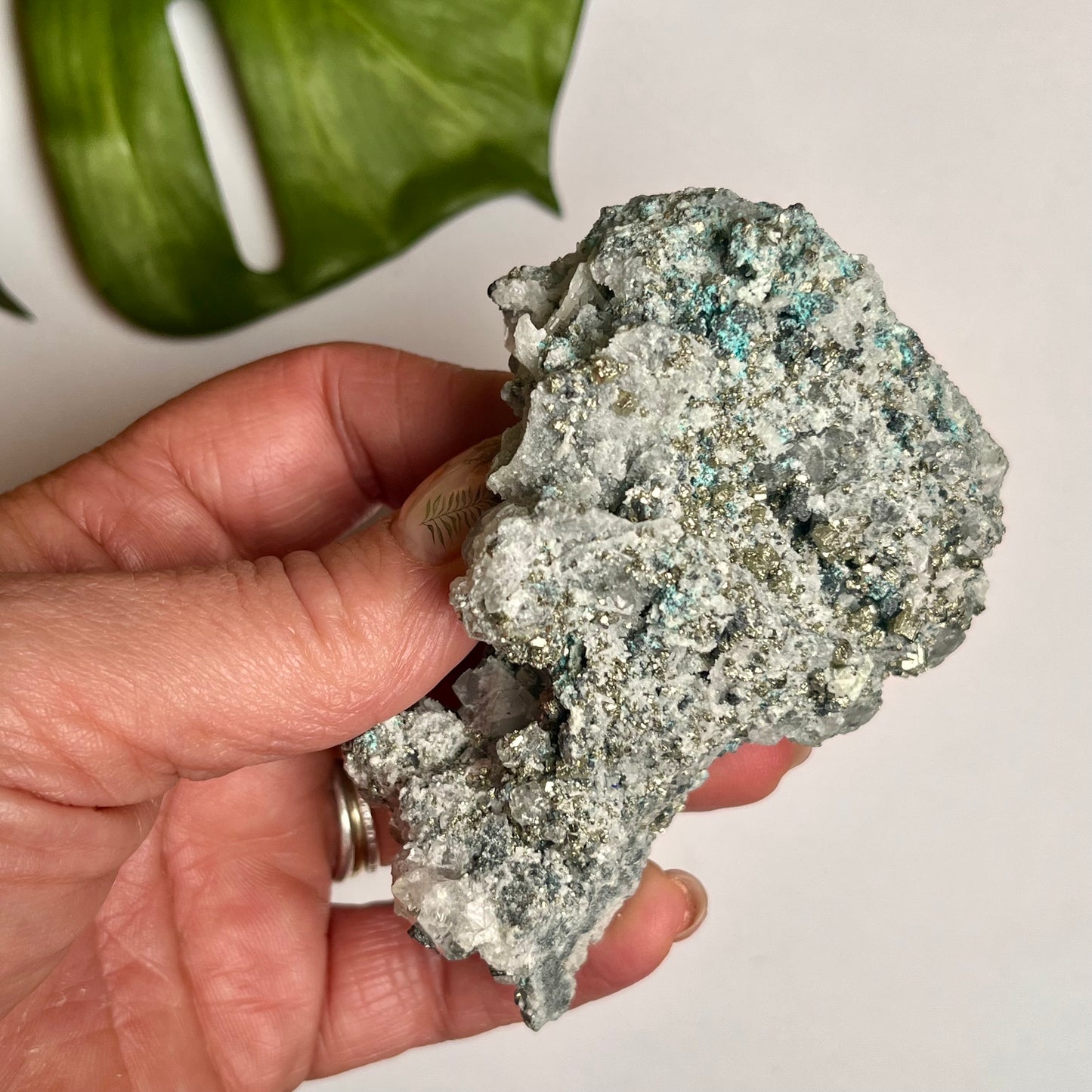 Fluorite, Pyrite & Calcite Specimen