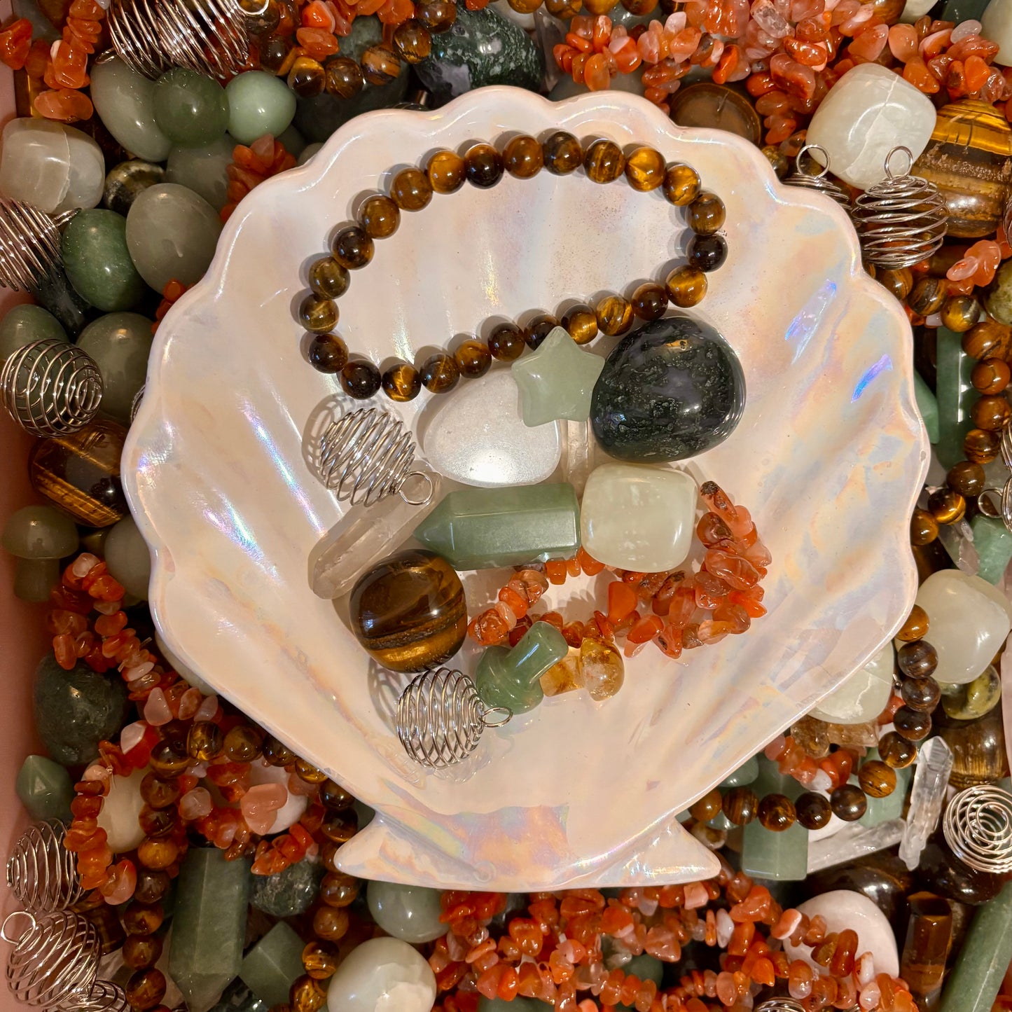 Deluxe Money Manifesting Crystal Confetti Scoop