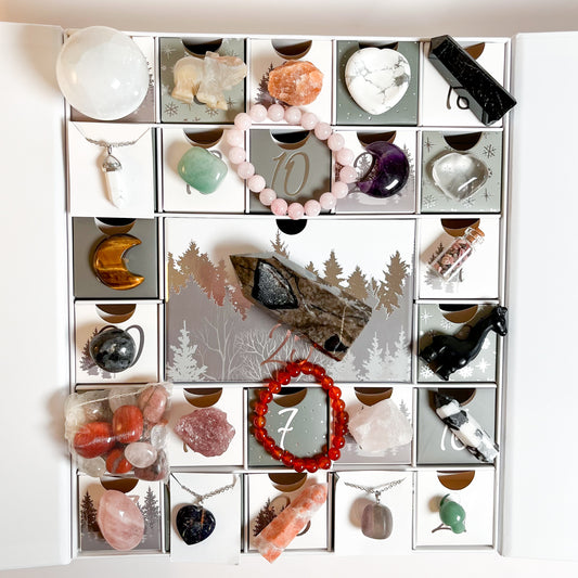 25 Day Premium Crystal Advent Calendar in white - PRE ORDER