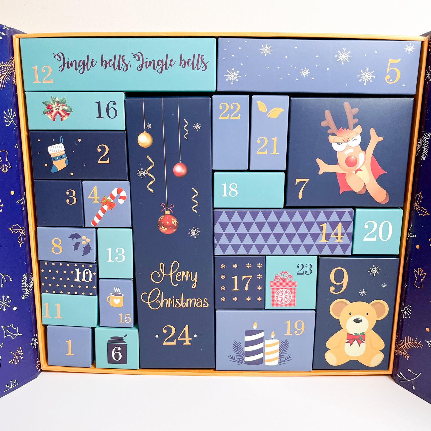 24 Day Premium Self Care Advent Calendar in Blue - PRE ORDER