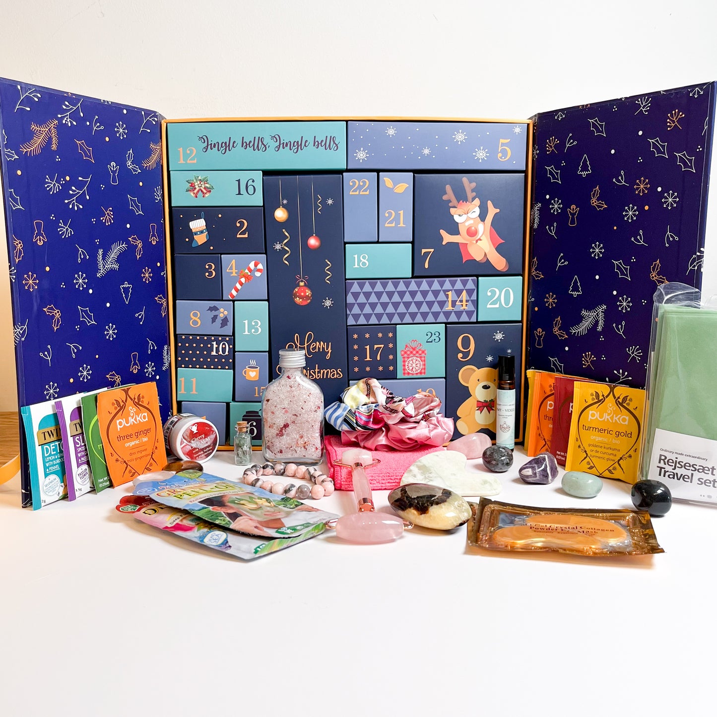 24 Day Premium Self Care Advent Calendar in Blue - PRE ORDER