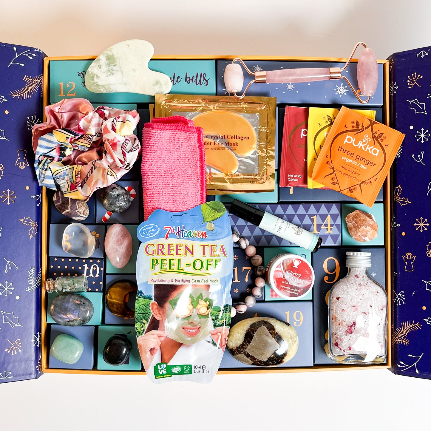 24 Day Premium Self Care Advent Calendar in Blue - PRE ORDER