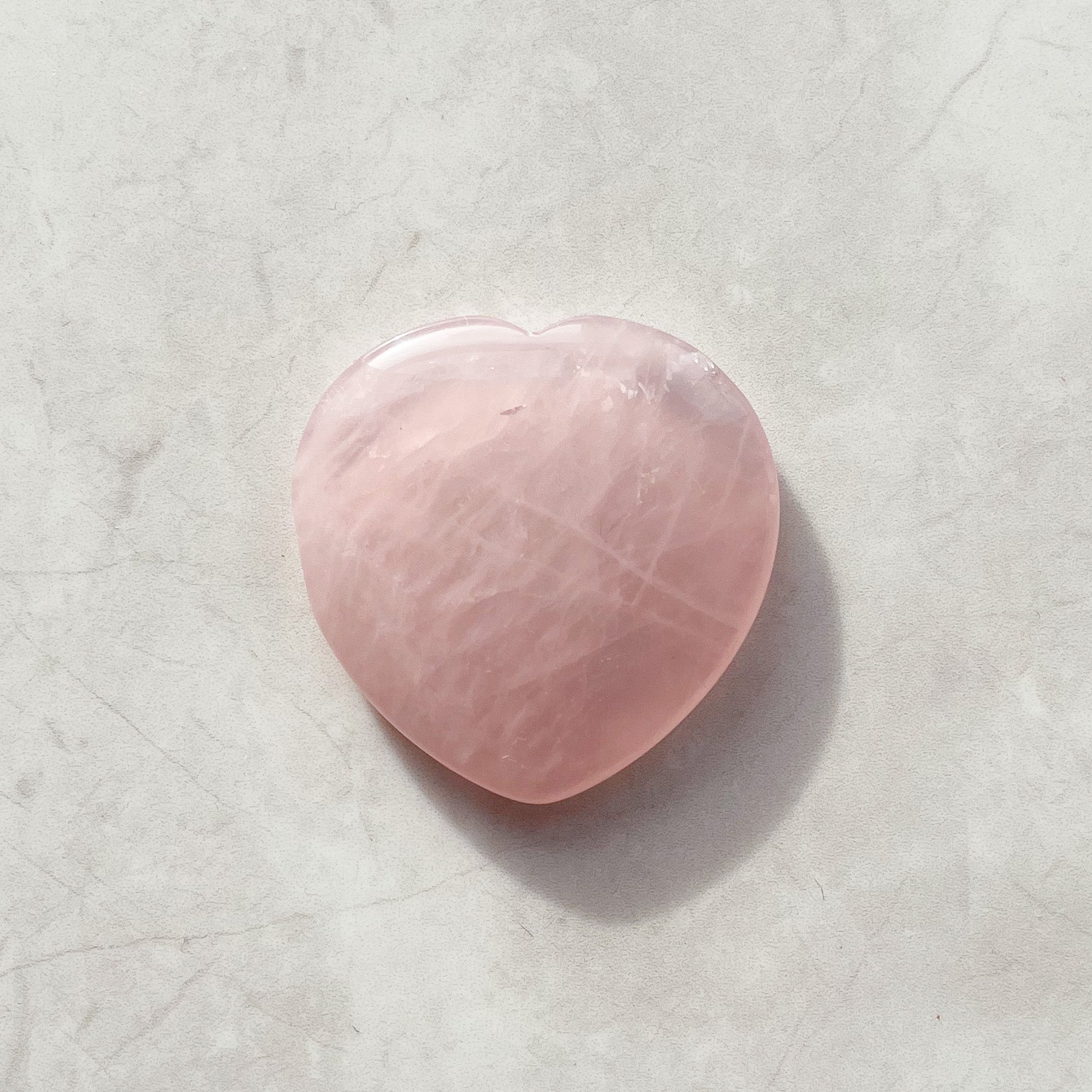 Rose Quartz Worry Stone