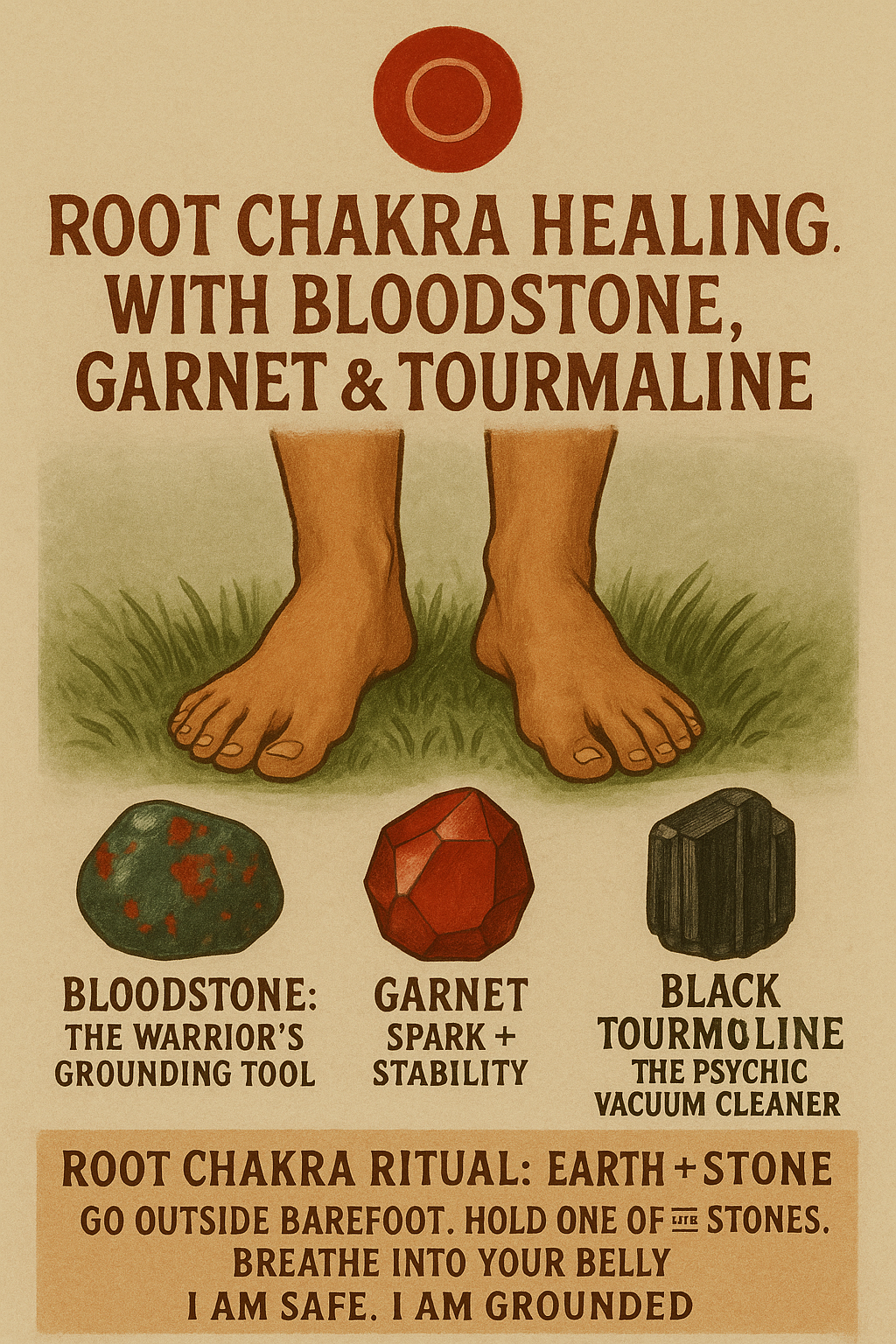 Crystals for Root Chakra Healing