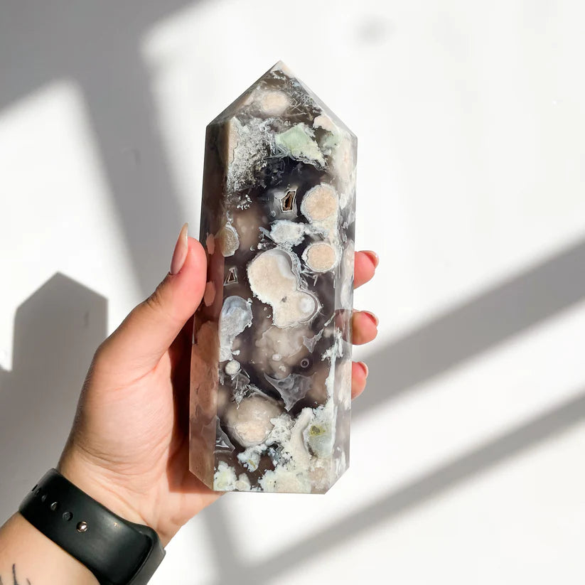 Embracing the Divine Beauty of Flower Agate: A Journey of Spiritual Awakening