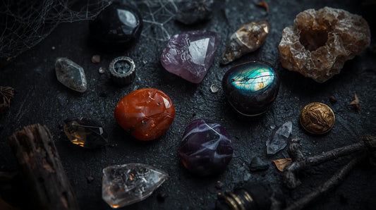 Crystals for Halloween Magic: Protection, Intuition & Shadow Work