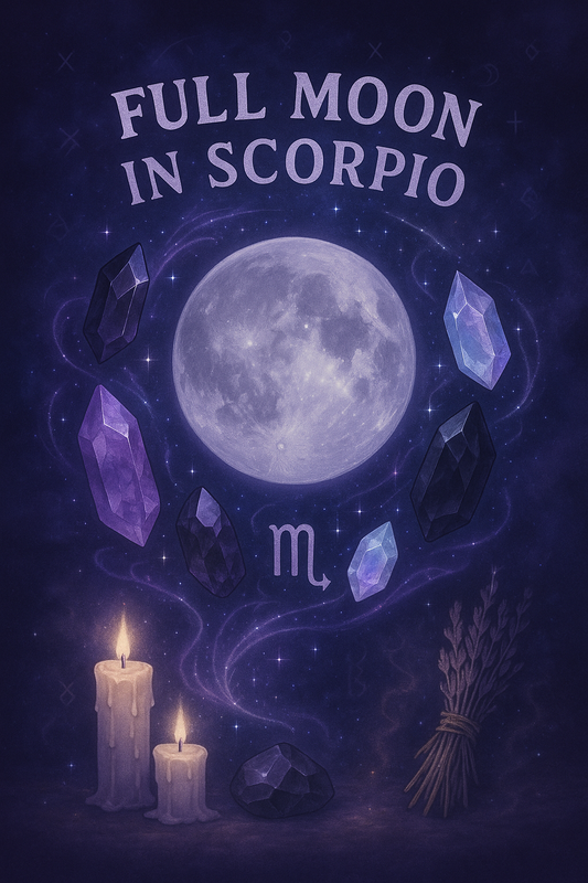 Full Moon in Scorpio: Shadow Work, Soul Fire & the Crystals to Ride the Waves