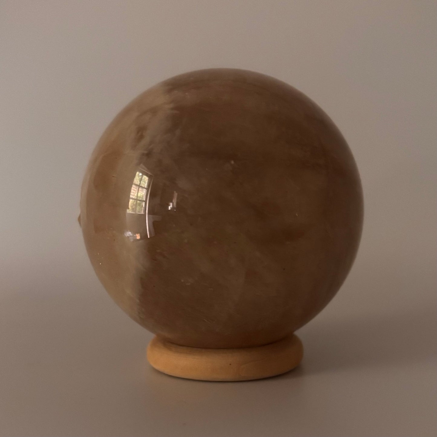 Peach Moonstone Sphere #2