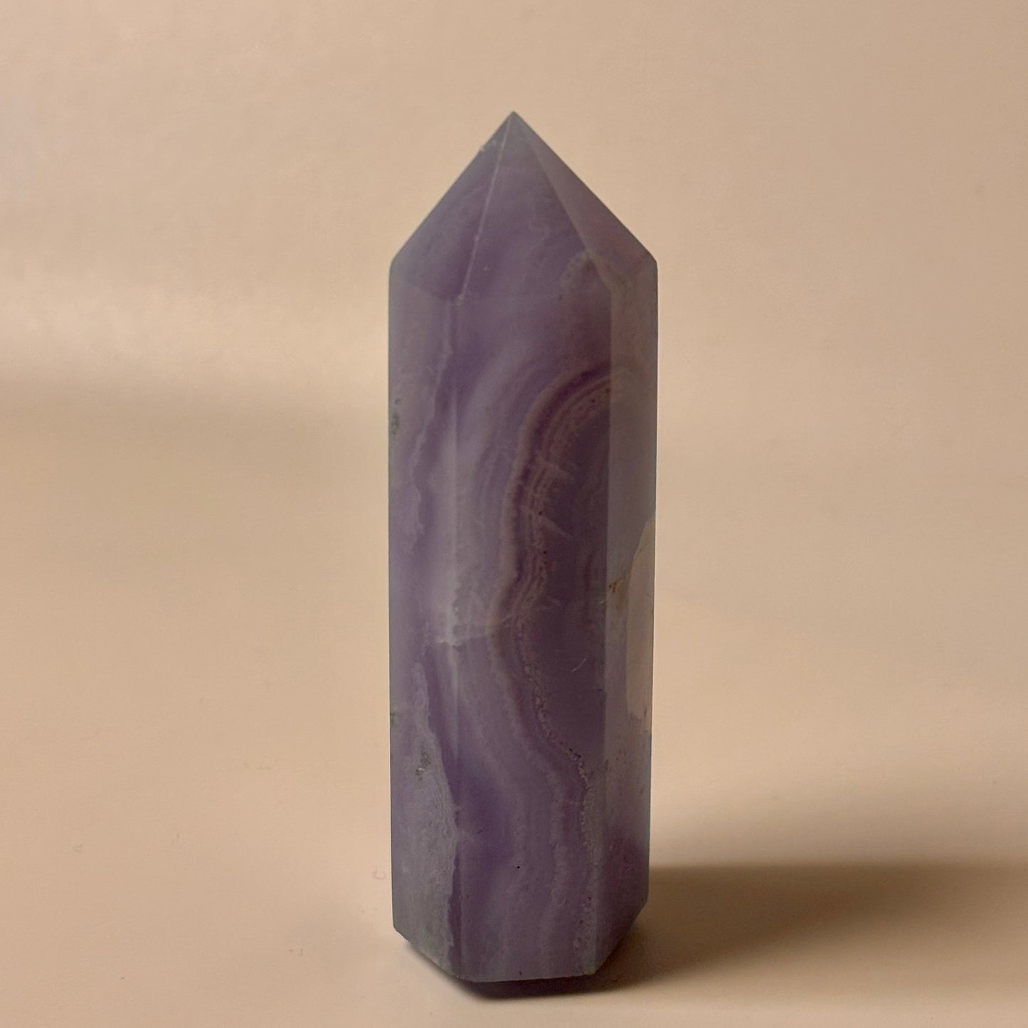Blue Lace Agate Tower #4