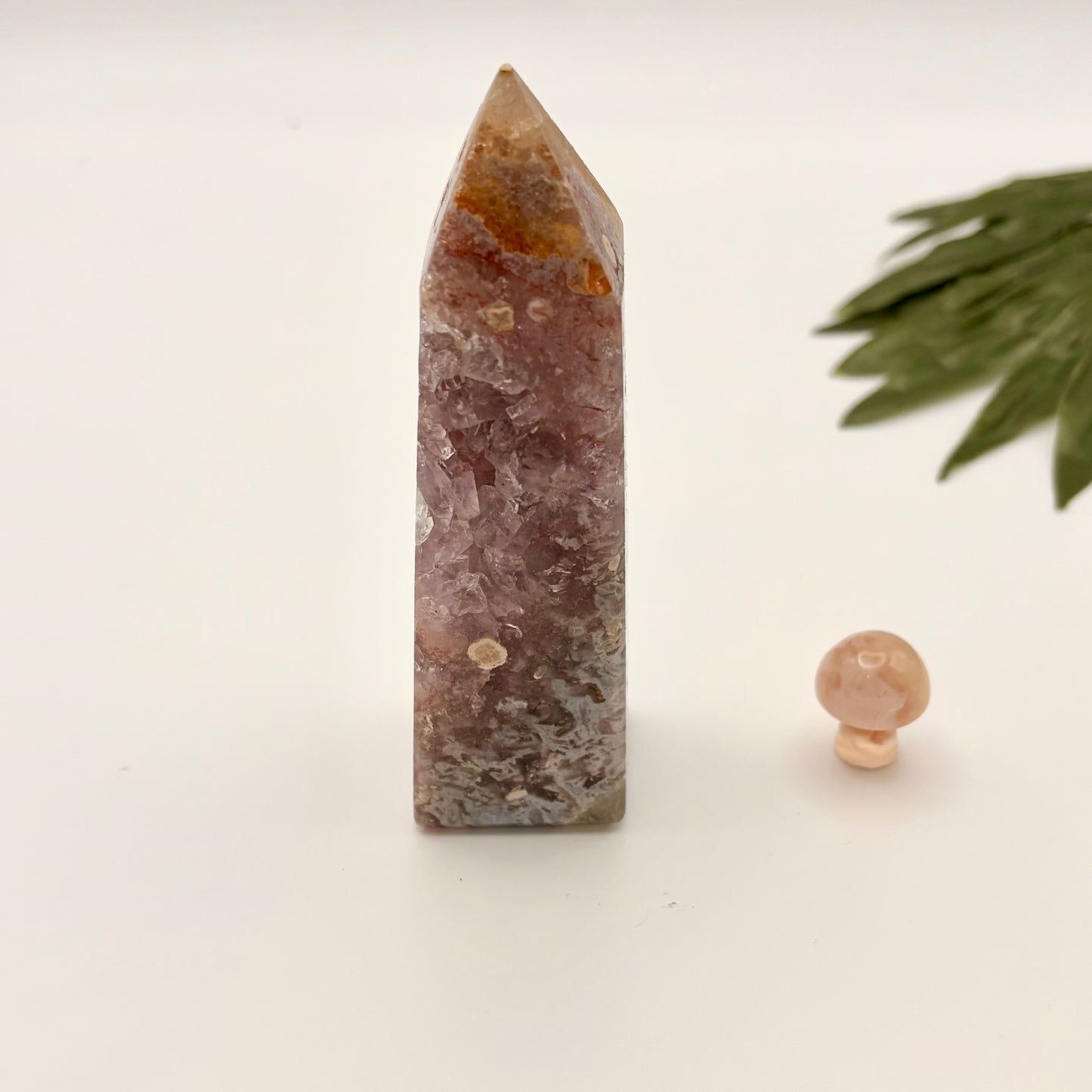 Pink Amethyst Tower #2 with Druzy