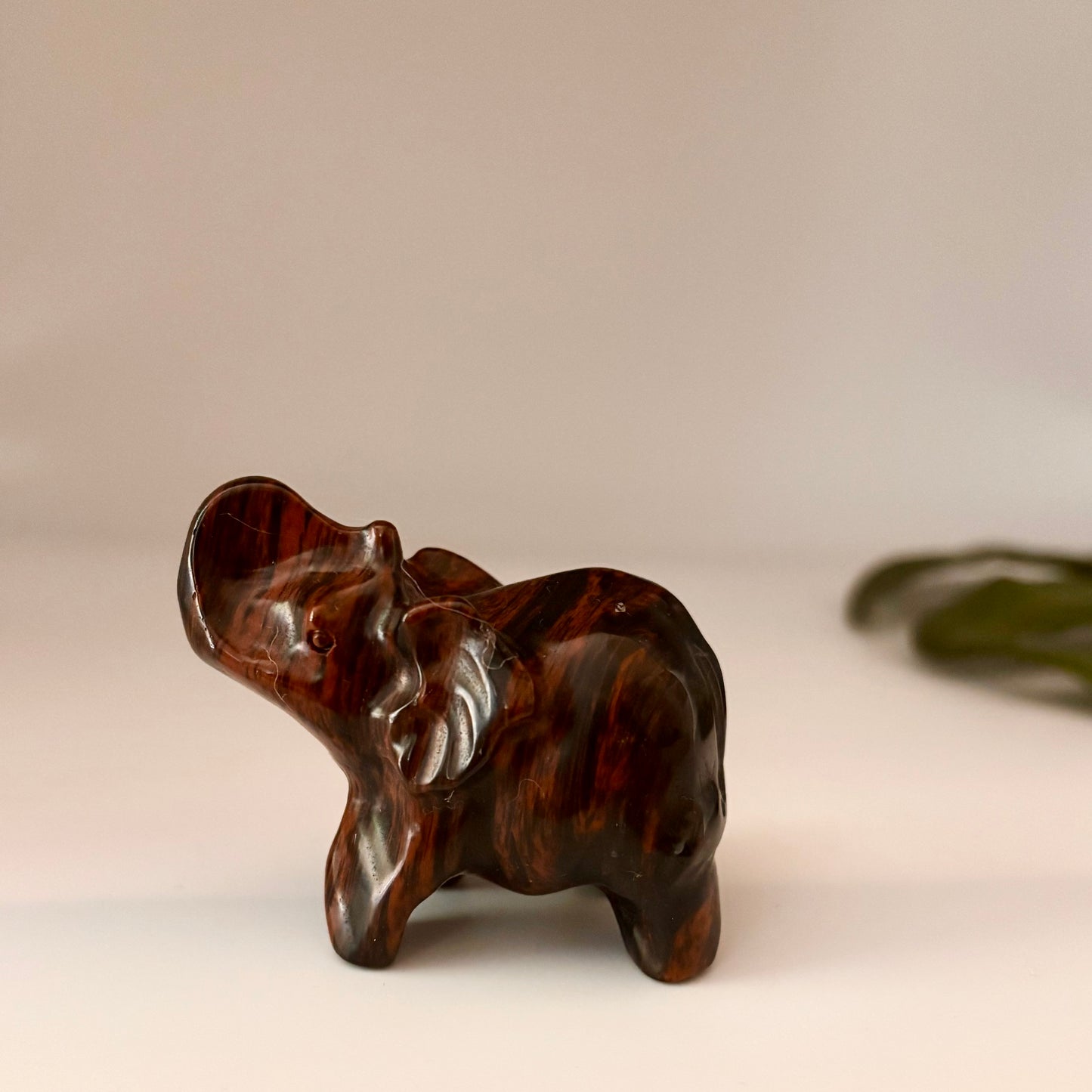 Mahogany Jasper Elephant
