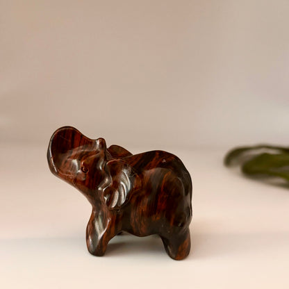 Mahogany Jasper Elephant