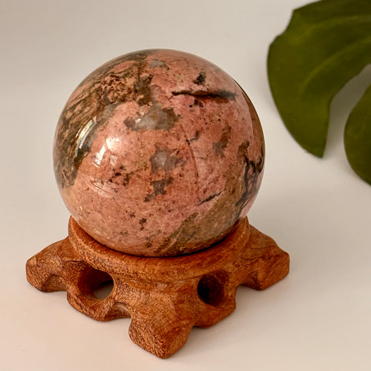 Rhodonite Sphere