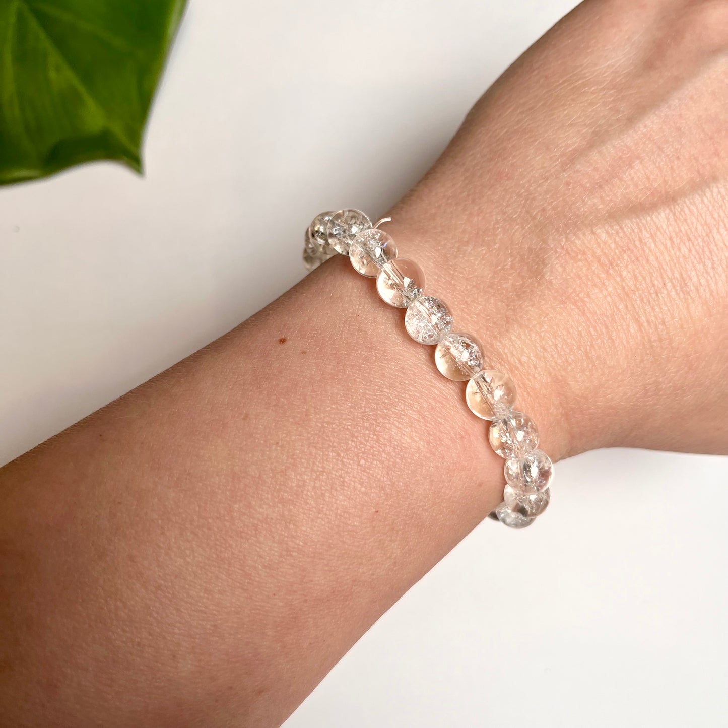 Crackle Clear Quartz Bracelet