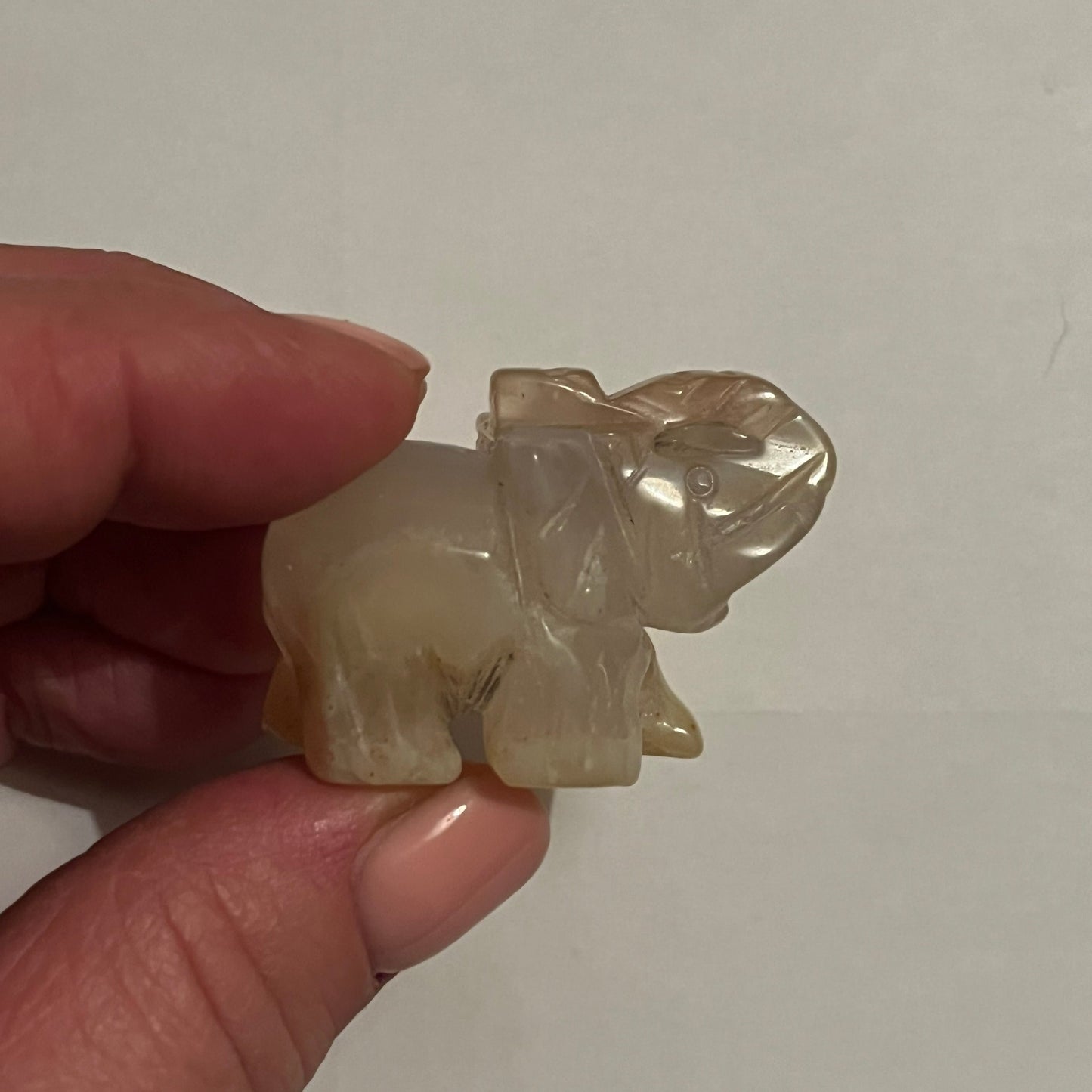 Flower Agate Elephant