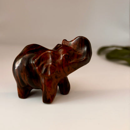 Mahogany Jasper Elephant