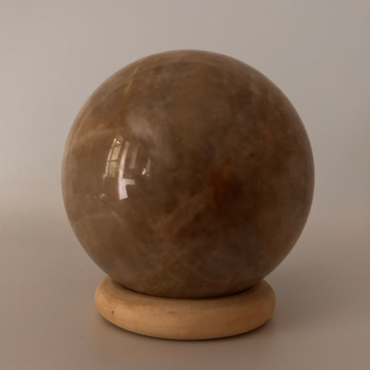 Peach Moonstone Sphere #1