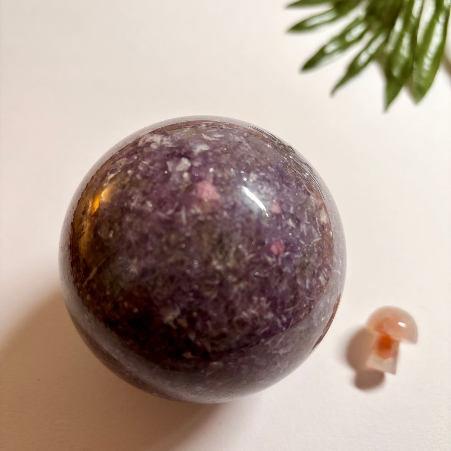 Lepidolite Sphere