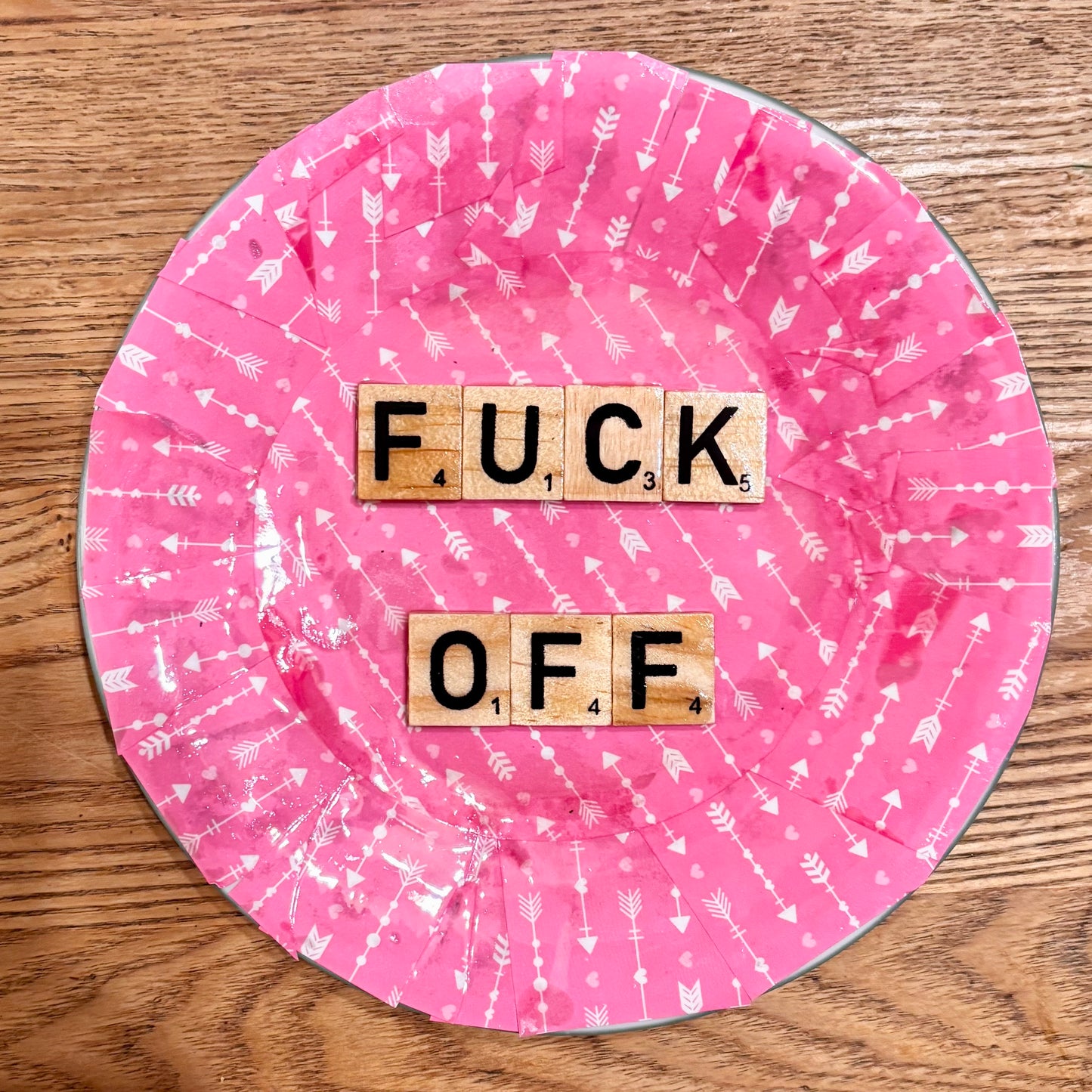 'Fuck Off #1' Plate