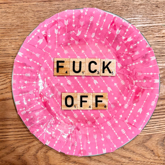 'Fuck Off #1' Plate