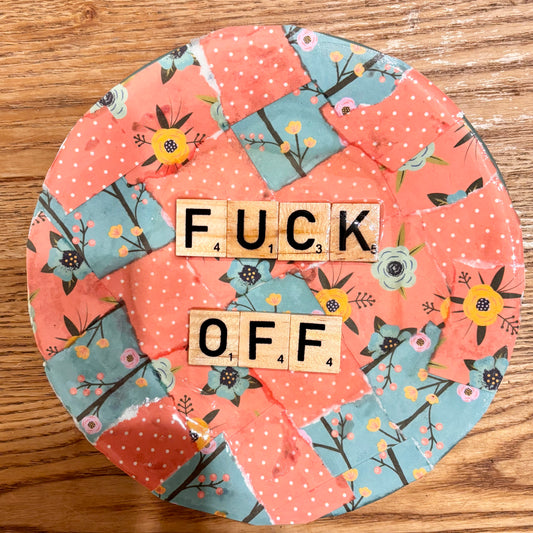 'Fuck Off #2' Plate