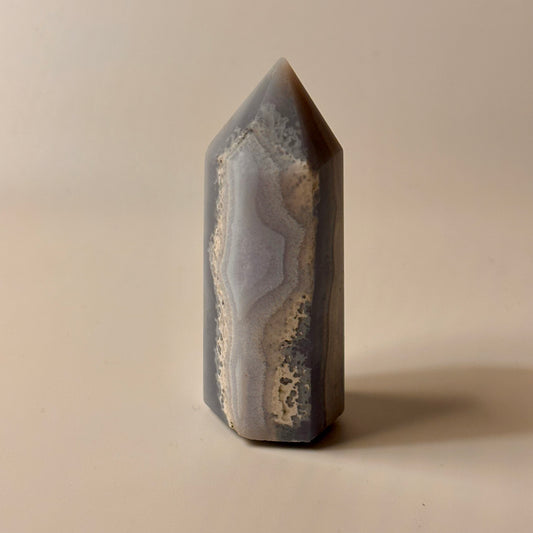 Blue Lace Agate Tower #5