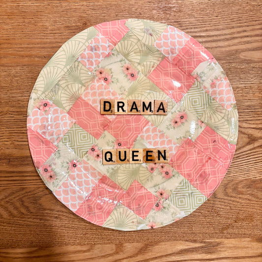 'Drama Queen' Plate