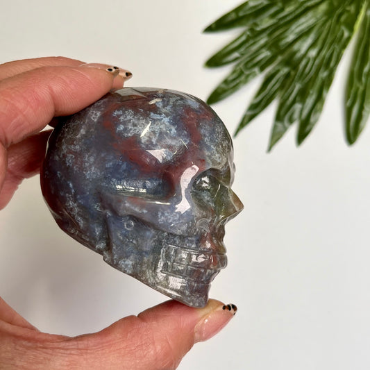 Ocean Jasper Skull