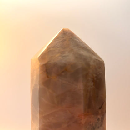 Peach Moonstone Tower #1 (Imperfect)