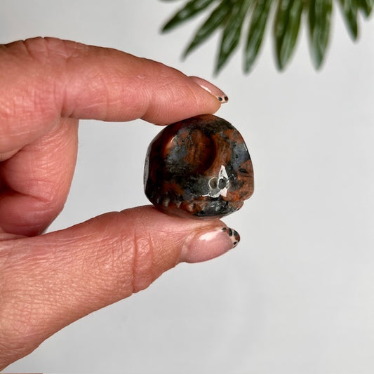 Mahogany Obsidian Pumpkin Head #2