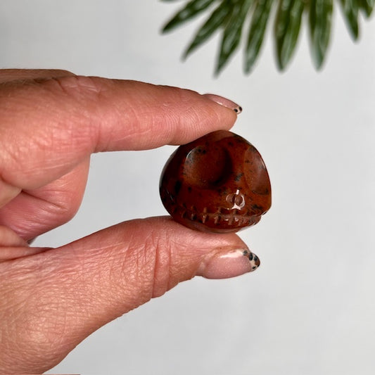 Mahogany Obsidian Pumpkin Head #1