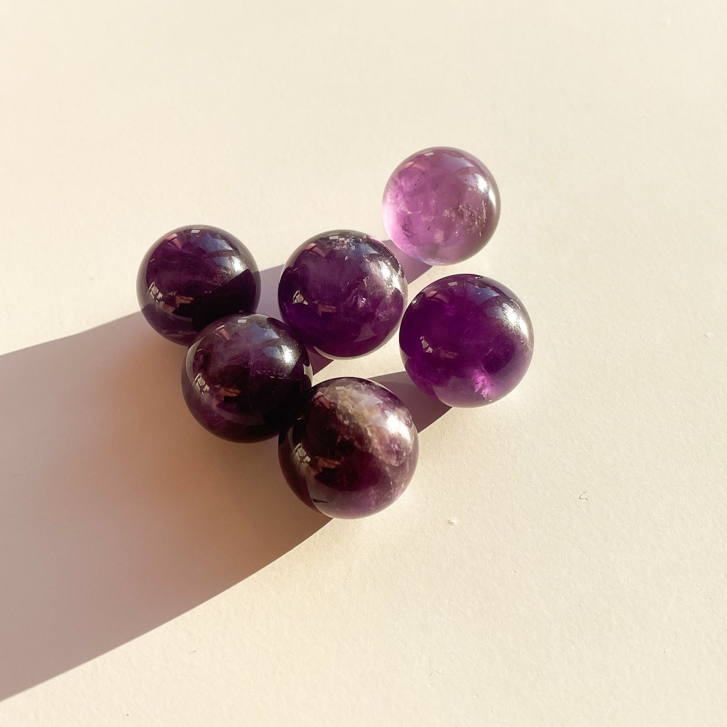 Amethyst Mini Sphere x 2