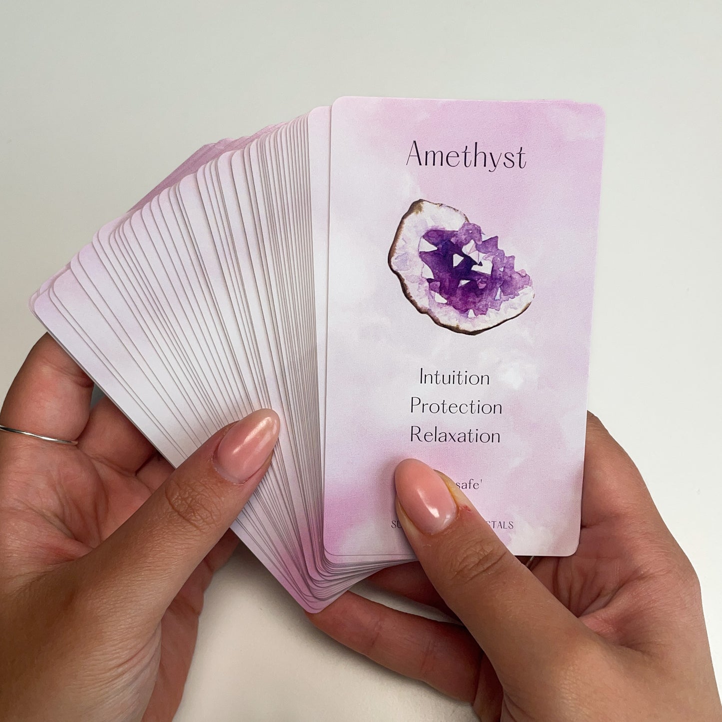 52 Crystal Affirmation Card Deck