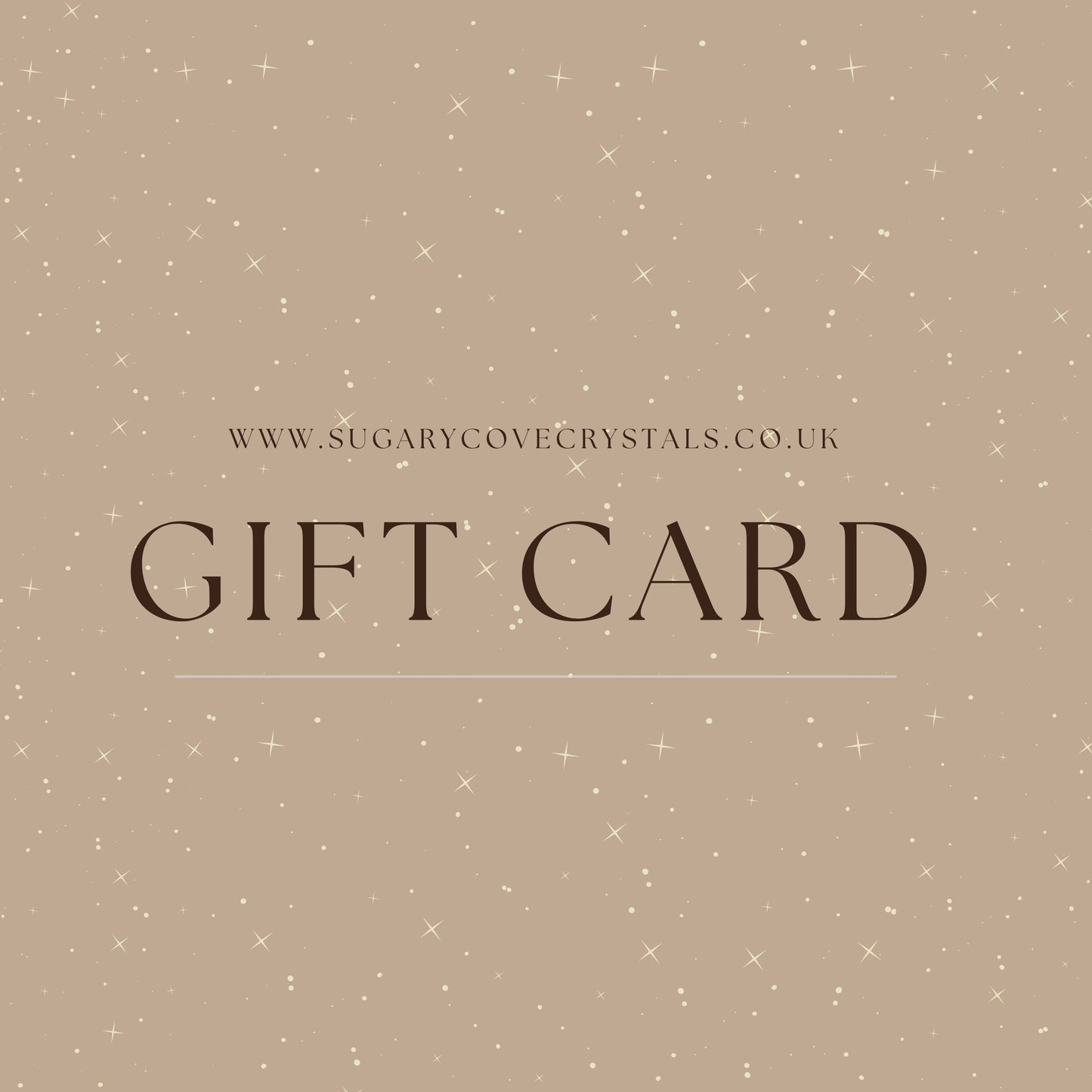 Sugary Cove Crystals Gift Card