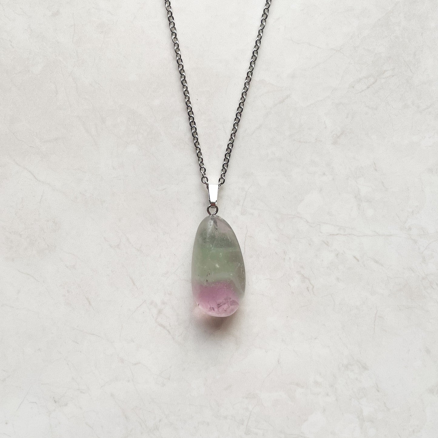 Fluorite Tumble Necklace