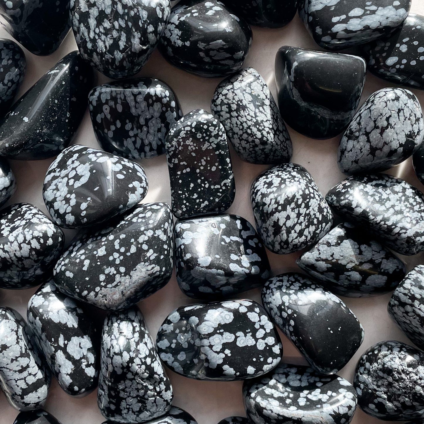 Snowflake Obsidian Tumble