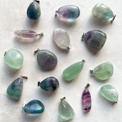 Fluorite Tumble Necklace