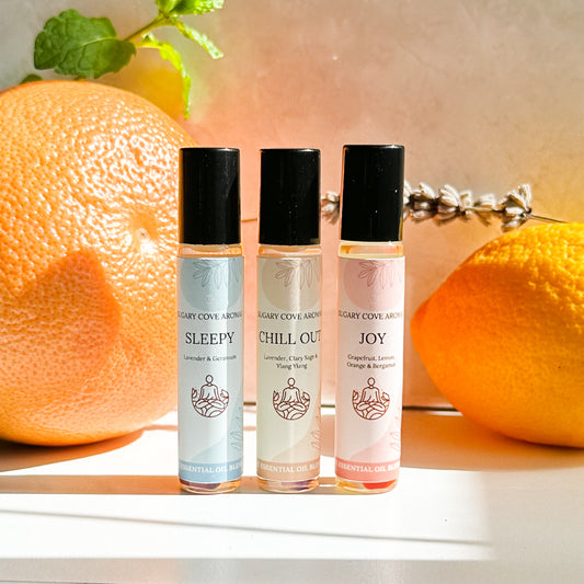 Essential Oil Blend Rollerball Set of 3