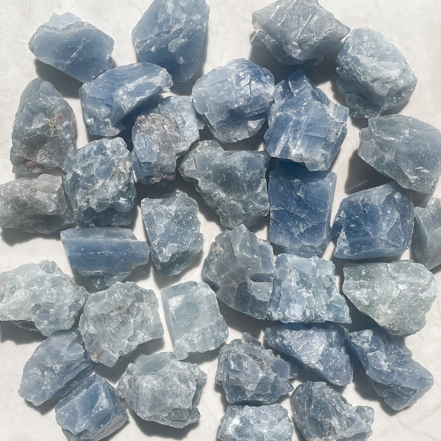 Blue Calcite Raw