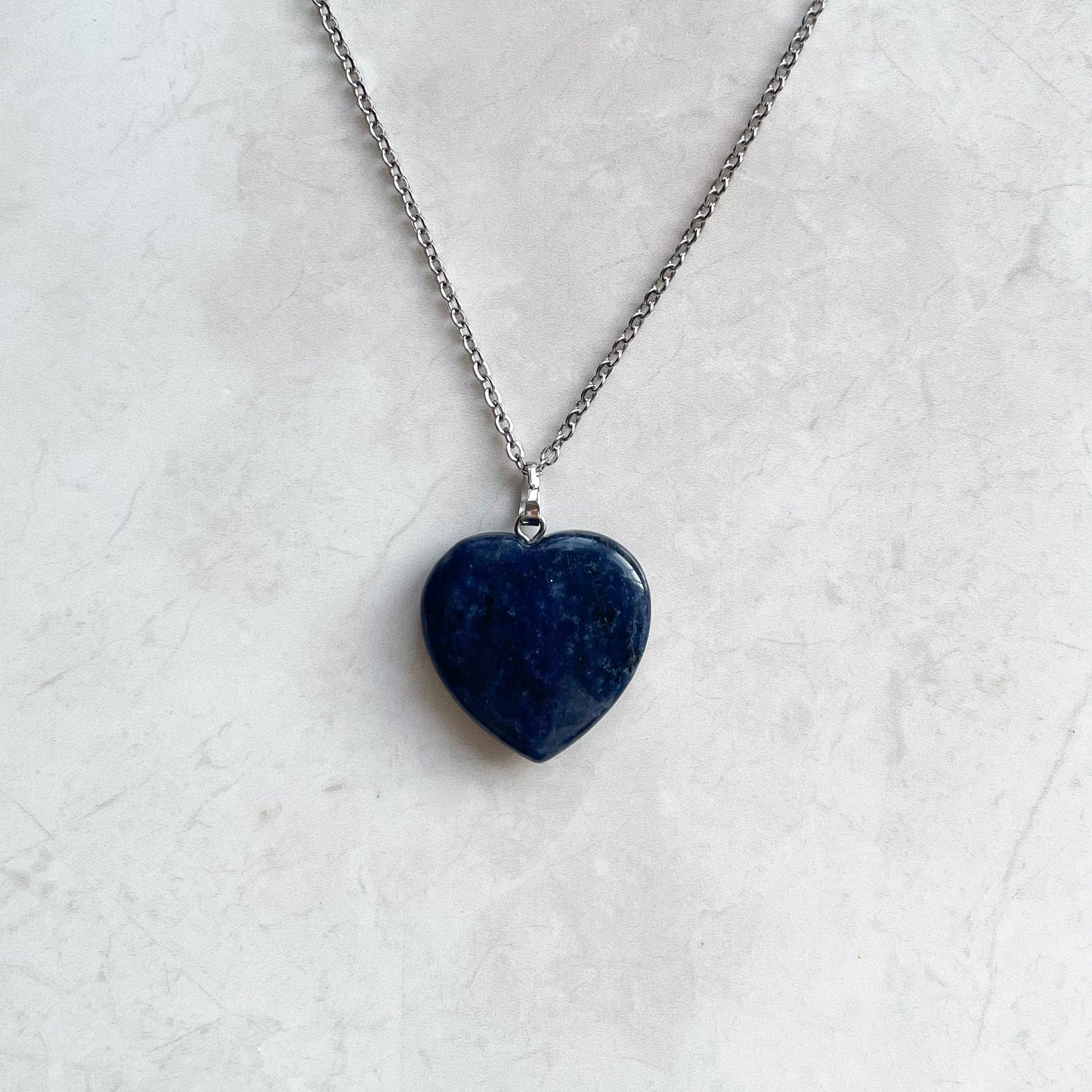 Sodalite Heart Necklace