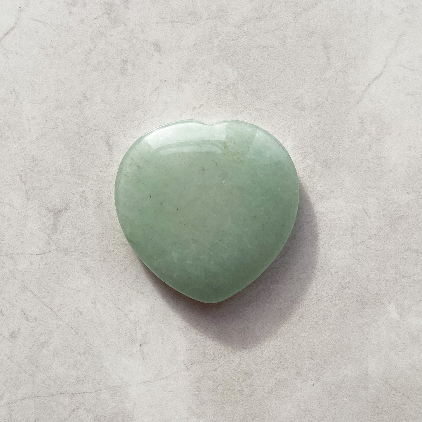 Green Aventurine Heart Worry Stone