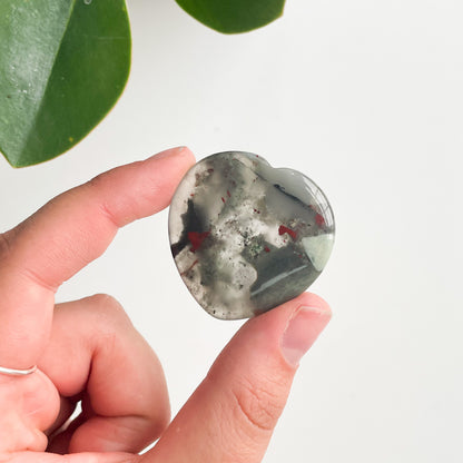 Bloodstone Worry Stone