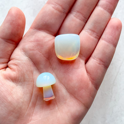 Opalite Mini Mushroom Pocket Set